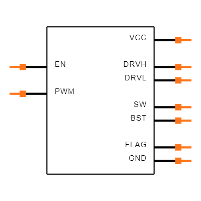 NCP81155MNTXG Symbol