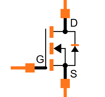 NDC7002N Symbol