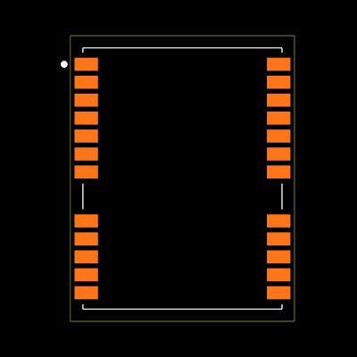 NEO-M9V-20B Footprint