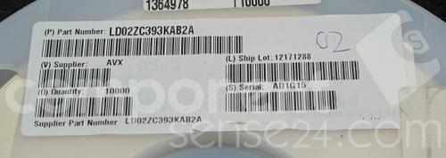 LD02ZC393KAB2A by AVX