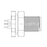 All Parts Connectors Circular Connectors HPC-05PMMP-SF8001 by Amphenol