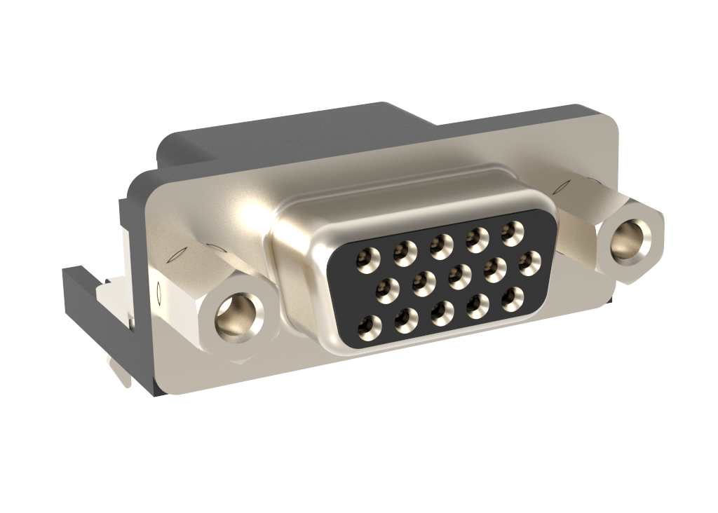 All Parts Connectors D-Subminiature and Accessories L77HDE15SD1CH4FVGA by Amphenol