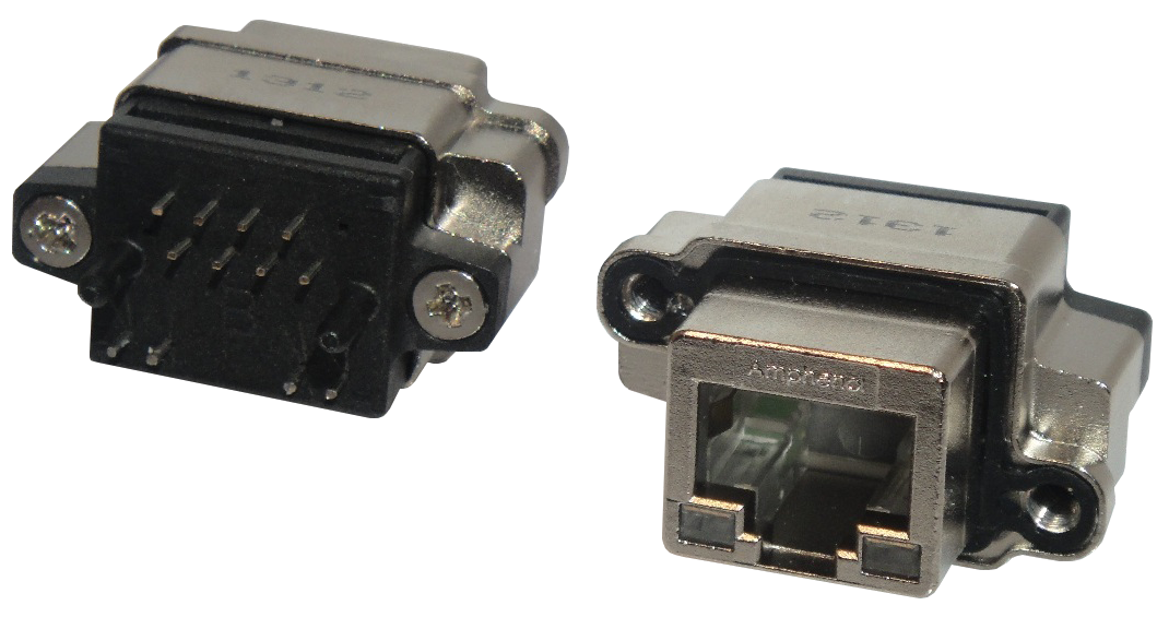 Modular Connectors - Ethernet Connectors MRJR5481BF by Amphenol