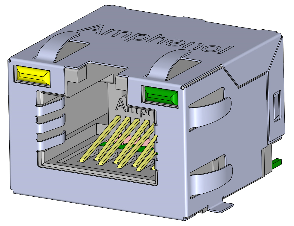 All Parts Connectors Modular Connectors RJE3A1881441 by Amphenol