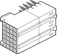 All Parts Connectors Modular Connectors 88945-112LF by Amphenol FCI