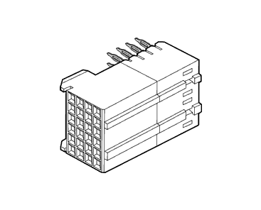 All Parts Connectors Modular Connectors 89047-102LF by Amphenol FCI