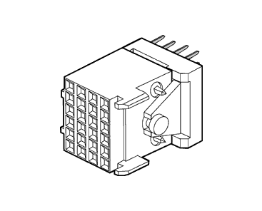 All Parts Connectors Modular Connectors 94560-132LF by Amphenol FCI