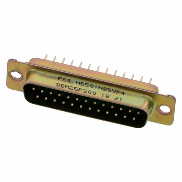 All Parts Connectors D-Subminiature and Accessories D-Subminiature Connectors DBM25P300 by Amphenol FCI
