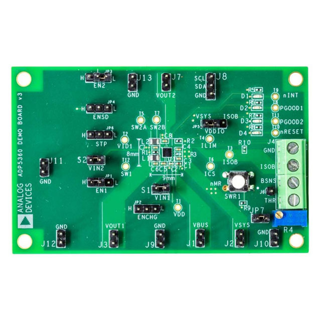 All Parts Cables and Wire Audio ADP5360CB-EVALZ by Analog Devices