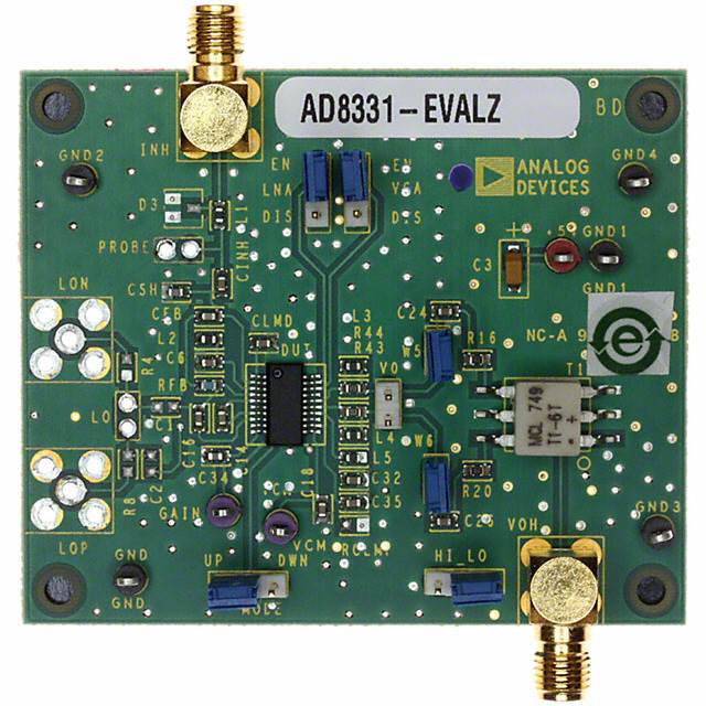 All Parts Semiconductors Microprocessors Development Kits AD8331-EVALZ by Analog Devices