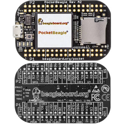 All Parts Semiconductors Microprocessors Development Kits Single Board Computers POCKETBEAGLE-SC-569 by BeagleBoard