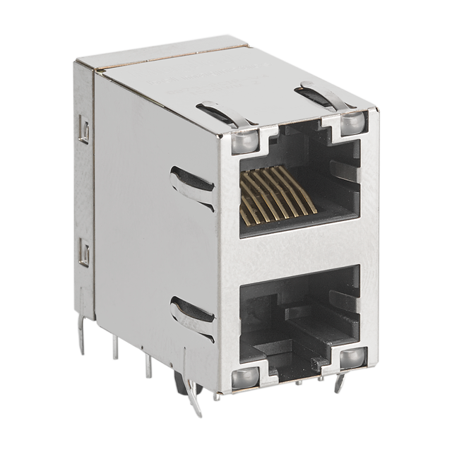 Modular Connectors - Ethernet Connectors 0845-2R1T-E4D by Bel Fuse