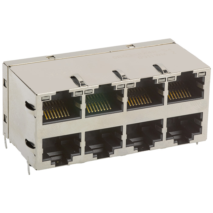 All Parts Connectors Modular Connectors 0833-2X4R-55-F by Bel Circuit Protection
