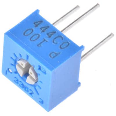 All Parts Passive Components Resistors Potentiometers and Accessories Potentiometers 3362P-1-100LF by Bourns
