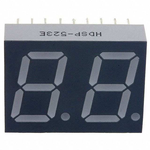 All Parts Indicators and Displays Electronic Displays Character-Message Displays Segment Displays 7 Segment Displays HDSP-523E by Broadcom