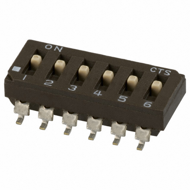 All Parts Industrial Control Switches DIP - SIP 219-6LPST by CTS Components