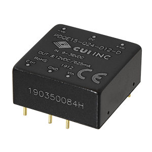 All Parts Power Products Voltage Converters, Inverters, Transformers DC-DC Converters PDQE15-Q24-S5-D by CUI
