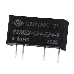 Dc-Dc Converters PEME2-S5-D12-S by CUI Inc.