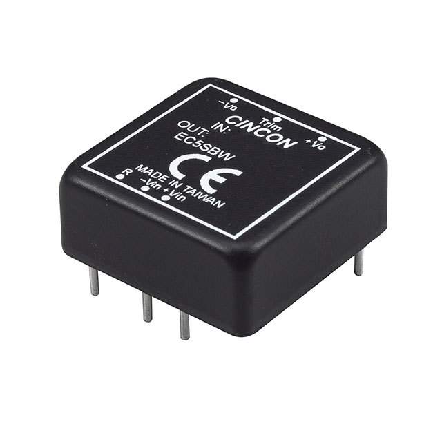 All Parts Power Products Voltage Converters, Inverters, Transformers DC-DC Converters EC5SBW-48S12 by Cincon