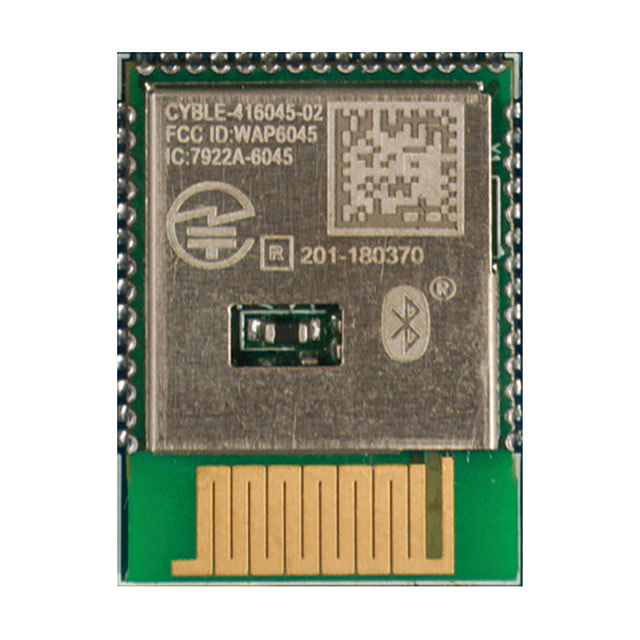 All Parts Indicators and Displays Electronic Displays Graphic Displays LCD Displays and Modules LCD Modules CYBLE-416045-02 by Infineon