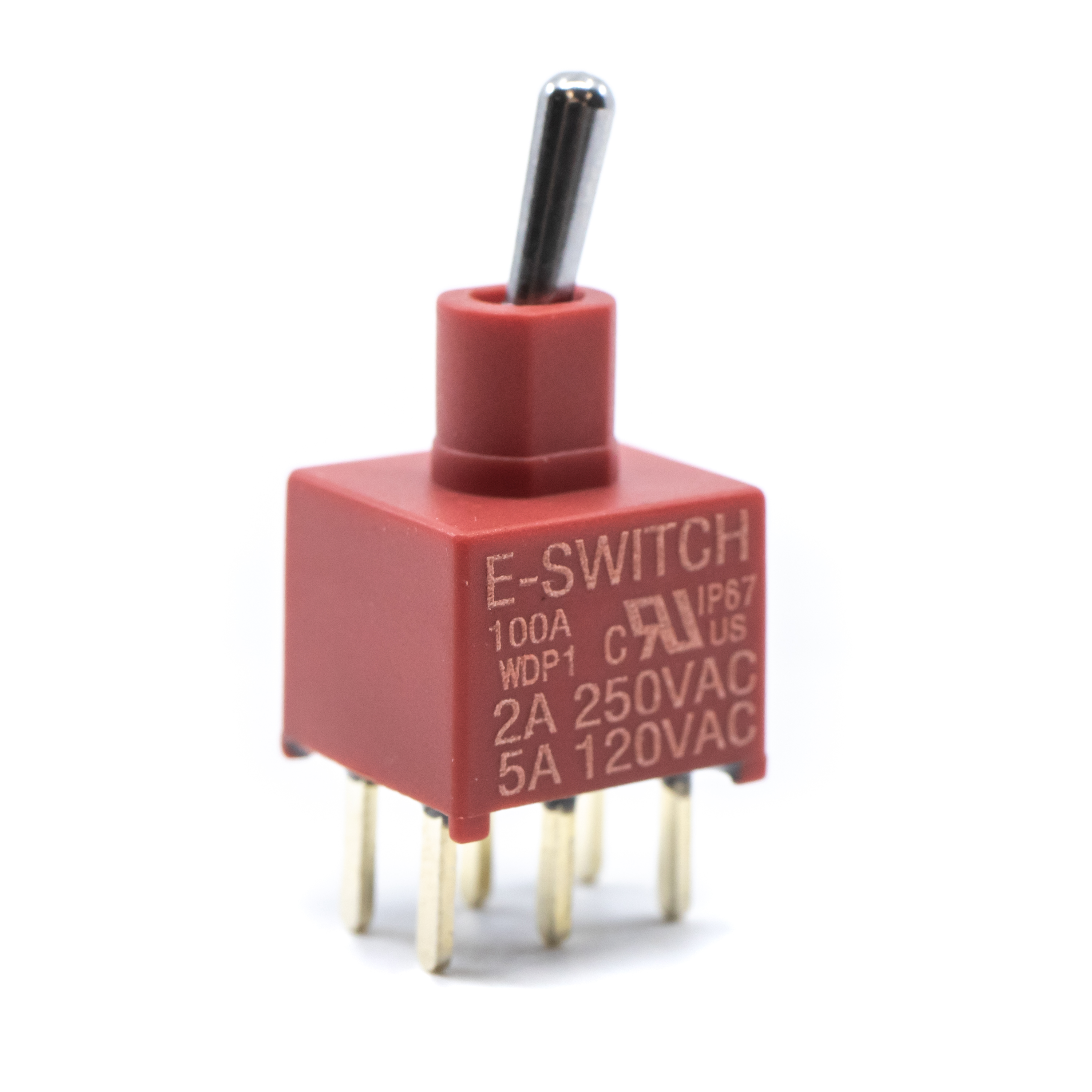 All Parts Industrial Control Switches Toggle 100AWDP1T2B4M2QE by E-Switch