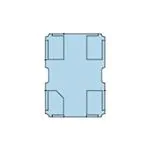 All Parts Passive Components Crystals-Resonators-Oscillators EBRA53P2H-25.000M TR by Acon