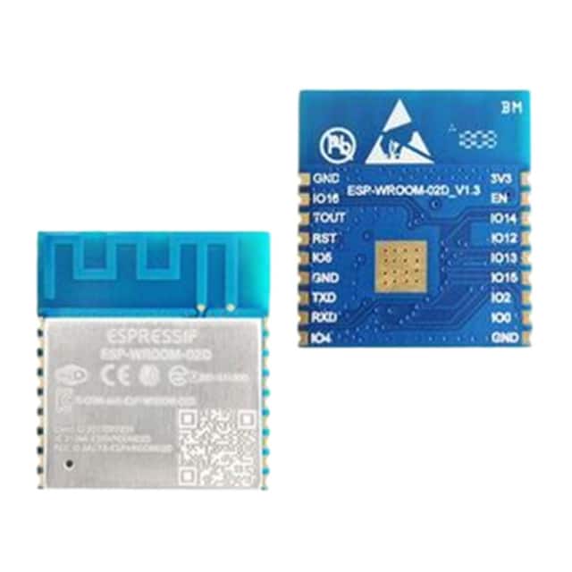 All Parts Semiconductors Analog to Digital, Digital to Analog  Converters ESP-WROOM-02D (2MB) by Espressif Systems