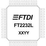 All Parts Semiconductors Interface ICs UARTs FT2232L by FTDI