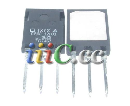 All Parts Semiconductors Discrete Components Thyristors SCRs CS60-12IO1 by IXYS