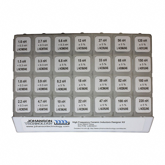 All Parts Passive Components Inductors Kits L603DC by Johanson