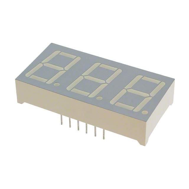 All Parts Industrial Control Panel Instrumentation Electronic Displays Character-Message Displays Segment Displays BC56-12SRWA by Kingbright
