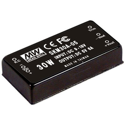 All Parts Power Products Voltage Converters, Inverters, Transformers DC-DC Converters SKM30A-05 by Mean Well