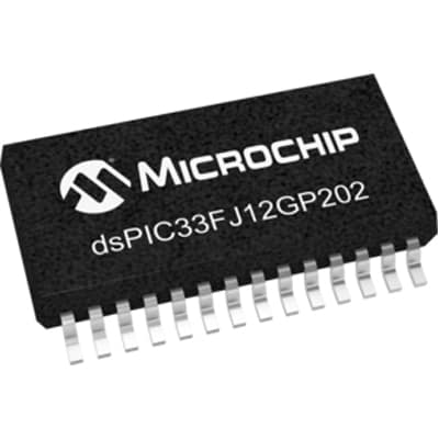 All Parts Semiconductors Microprocessors Digital Signal Processors (DSPs) DSPIC33FJ12GP202-E/SS by Microchip