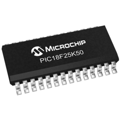 All Parts Semiconductors Microprocessors & Microcontrollers 8 Bit PIC18F25K50-I/SO by Microchip