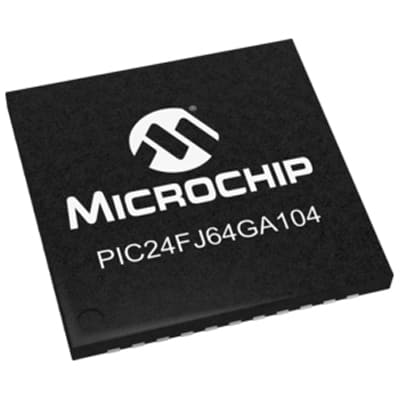 PIC24FJ64GA104-I/ML by Microchip
