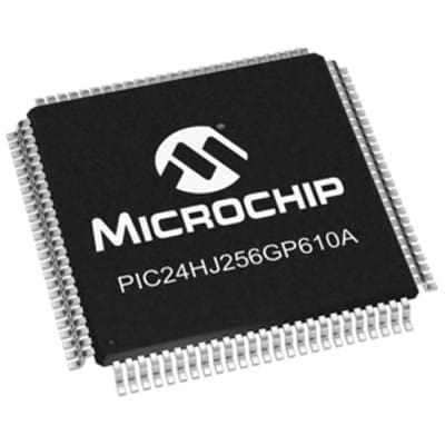 All Parts Semiconductors Microprocessors & Microcontrollers 16 Bit PIC24HJ256GP610A-I/PF by Microchip