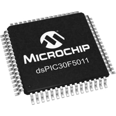 All Parts Semiconductors Microprocessors Digital Signal Processors (DSPs) DSPIC30F5011T-20I/PT by Microchip