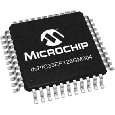 All Parts Semiconductors Microprocessors Digital Signal Processors (DSPs) DSPIC33EP128GM304-E/PT by Microchip