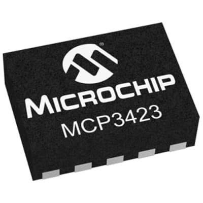 All Parts Semiconductors Analog to Digital, Digital to Analog  Converters MCP3423T-E/MF by Microchip
