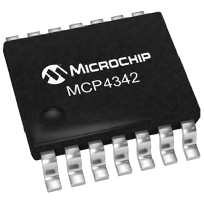 MCP4342T-104E/ST by Microchip