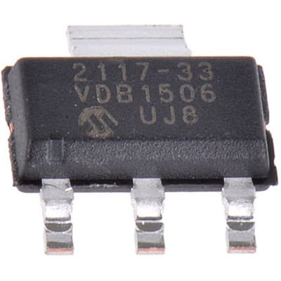 All Parts Semiconductors Power Management Voltage Regulators TC2117-3.3VDBTR by Microchip