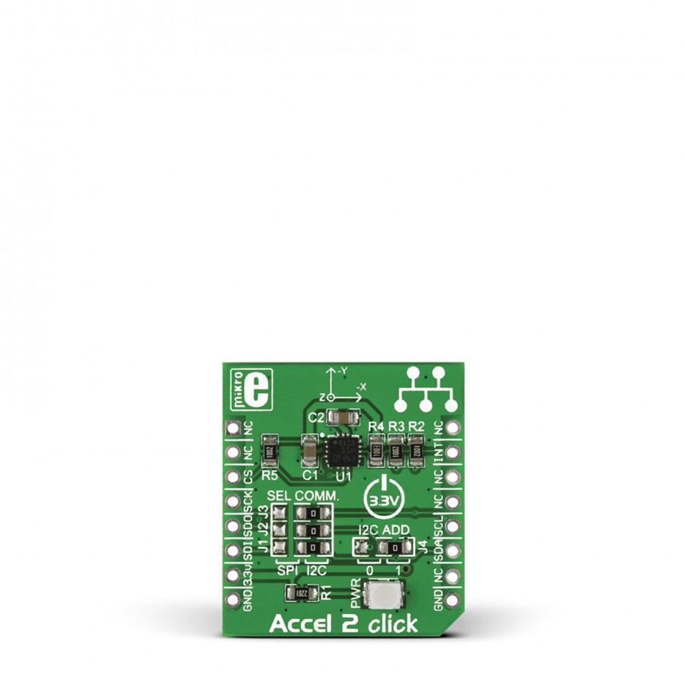 All Parts Semiconductors Sensors Acceleration Sensors MIKROE-1905 by MikroElektronika