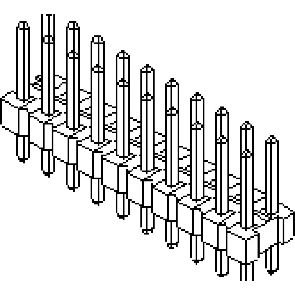 All Parts Connectors Headers 10-89-7101 by Molex