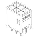 All Parts Power Products Batteries and Accessories Accessories Battery Housings-Cradles 206832-0201 by Molex