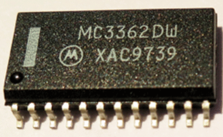MC3362DW footprint & symbol by Motorola | SnapMagic Search