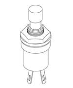 All Parts Industrial Control Switches Pushbutton 103-1013-EVX by Mountain Switch