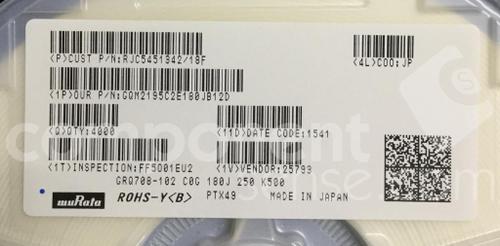 GQM2195C2E180JB12D by Murata