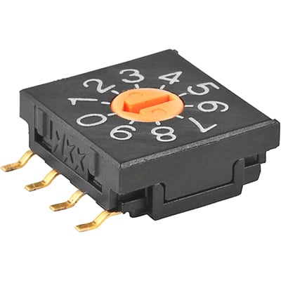 All Parts Industrial Control Switches Rotary FR02FR10P-R by NKK Switches