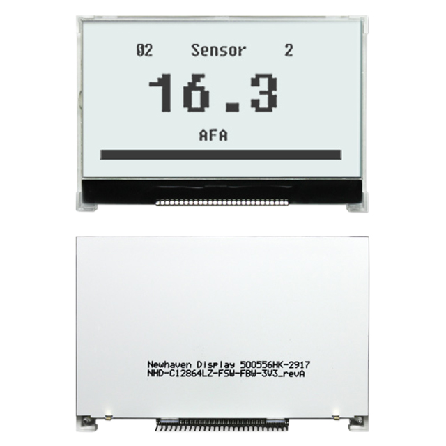 Indicators and Displays Electronic Displays Graphic Displays NHD-C12864LZ-FSW-FBW-3V3 by Newhaven Display Intl