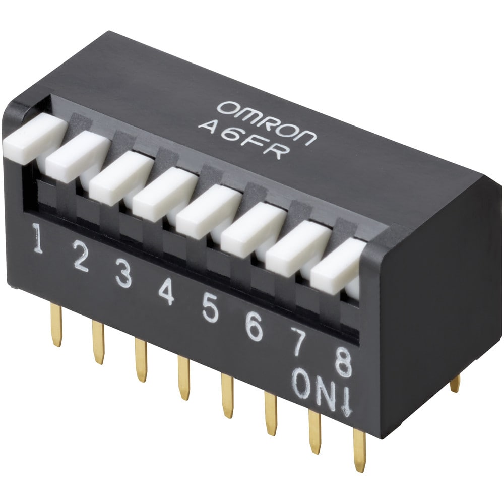 All Parts Industrial Control Switches DIP - SIP A6FR-8104 by Omron